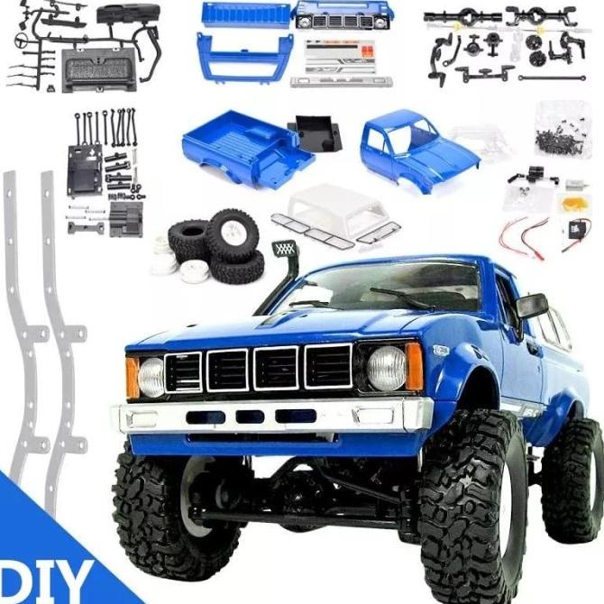 RC Cars - WPL C24 1:16 Kit Remote Control Jeep 4x4 Rock Crawler