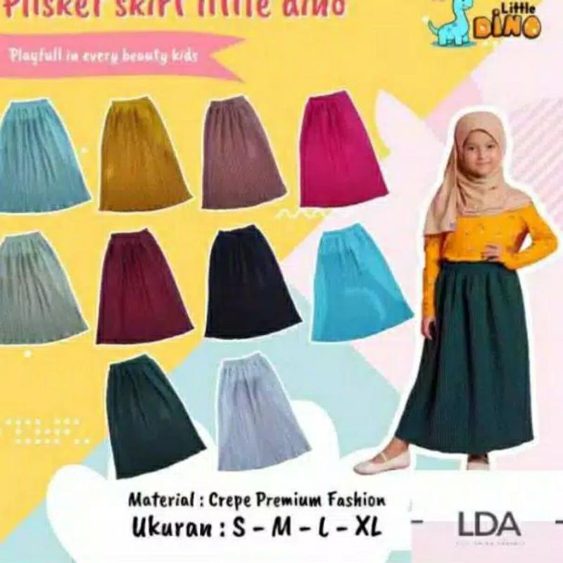 Rok Plisket Anak TerlarisBest Seller  | Rok Anak Pom - Pom