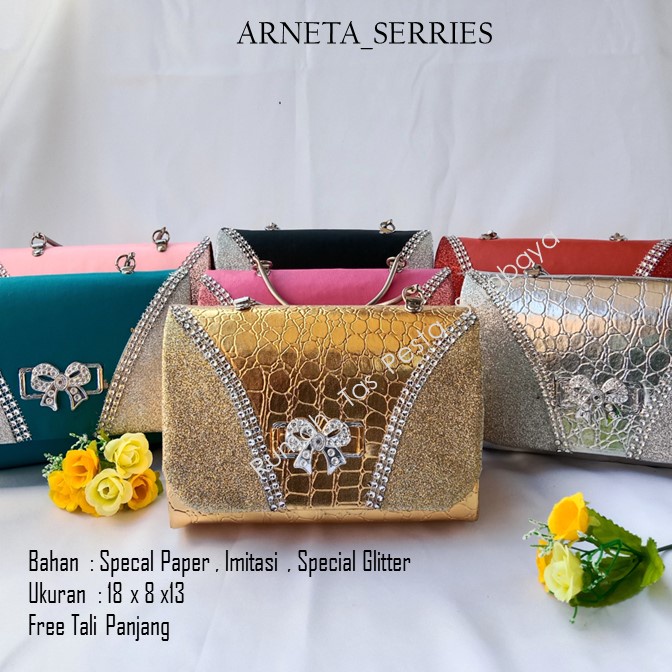 Tas Elegan ,Tas Slempang,Tas Etnik,ARNETA_Gold