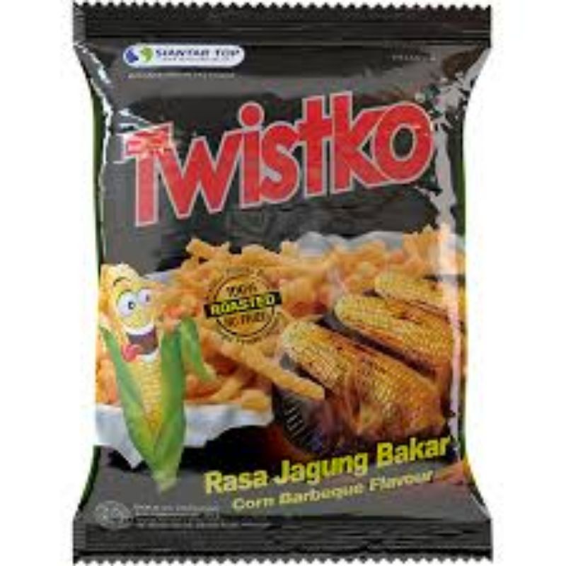 Twistko Rasa Jagung Bakar dan Twistko Rasa Keju