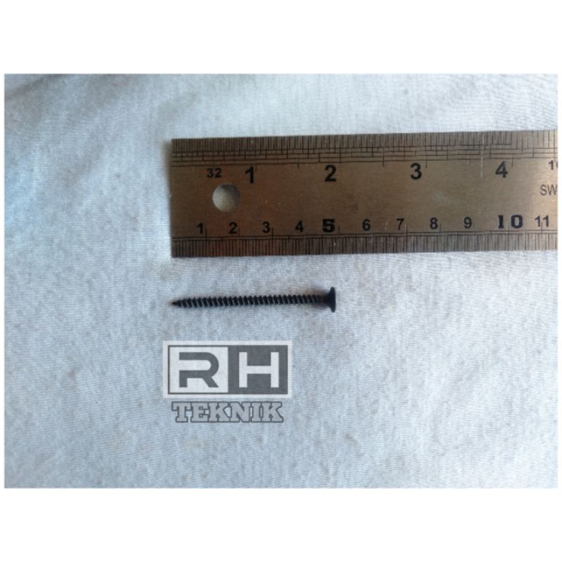 Skrup Drywall / Sekrup Gipsum / Skrup hitam-5cm