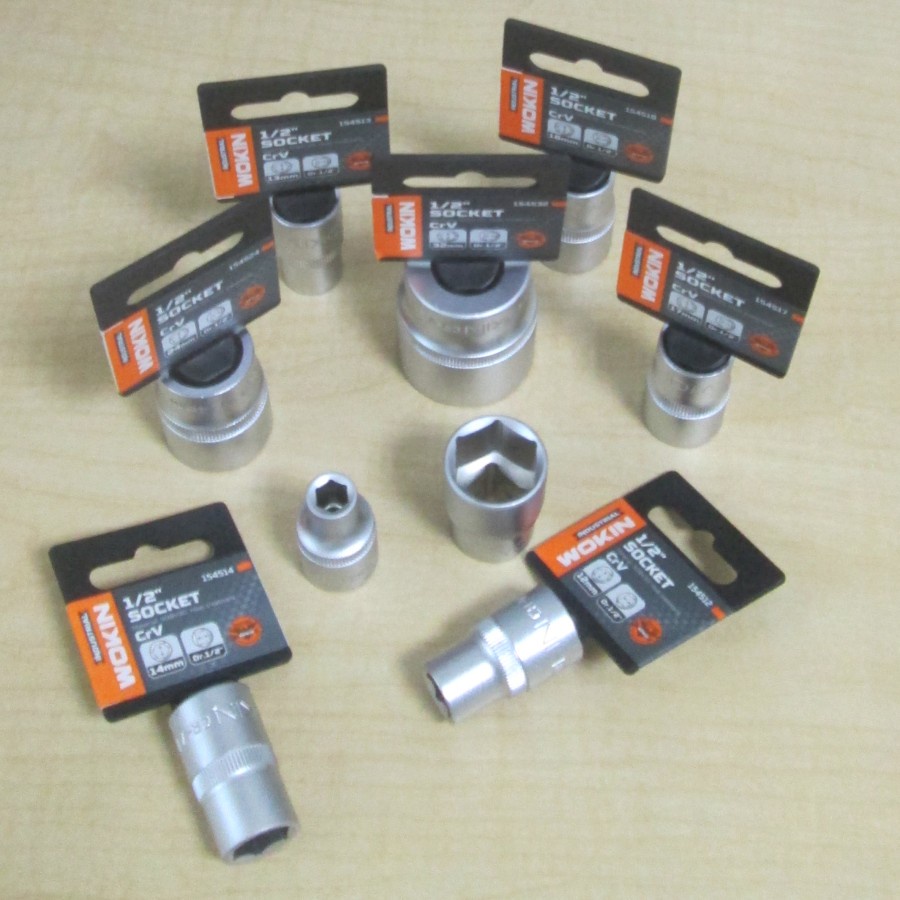 KUNCI SOK SHOCK SOCKET 1/2" 6PT 8/9/10/12/13/14/15/16 - 8 - 8 ORIGINAL WOKIN