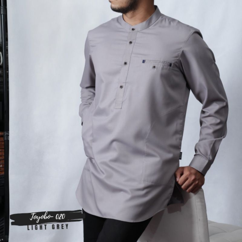 KOKO KURTA POLOS LENGAN PANJANG SAVIQ BAHAN TOYOBO T 020