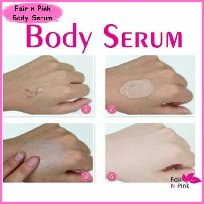 FAIR N PINK WHITENING BODY SERUM 160ML BPOM ORI 100%