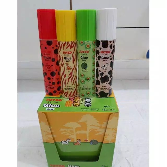

Lem Glue JOYKO 504 Cair Besar 50ml Motif Animal ORI