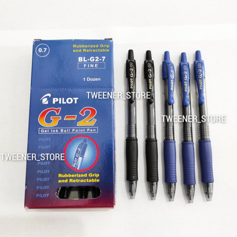 

Pilot G-2 Gel Ink 0.7 Ballpoint Pen | Pulpen Bolpen Pen