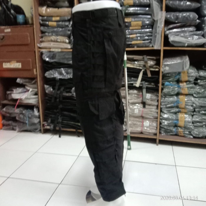 CELANA TACTICAL KITANIKA HITAM BAHAN RIPSTOK TORNADO|CELANA KITANIKA
