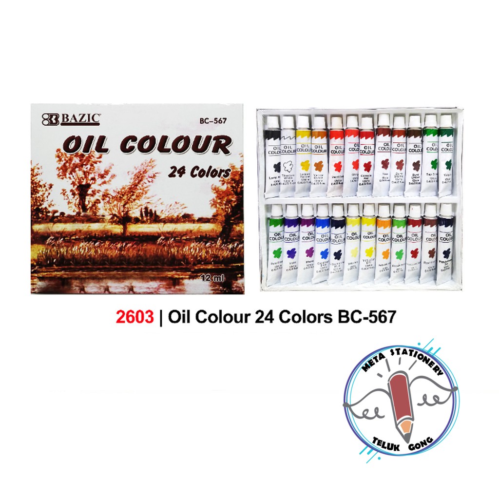 

RB Cat Minyak BAZIC 24 Warna