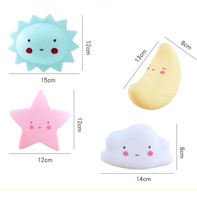 lampu kamar kartun lucu baby bedroom night light (1I2)  hhe005