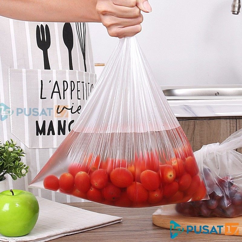 L1 Plastik Buah BESAR ANTI BOCOR | Plastik HD Roll 25cmx35cm Food Grade Buah Sayur Makanan BPA FREE