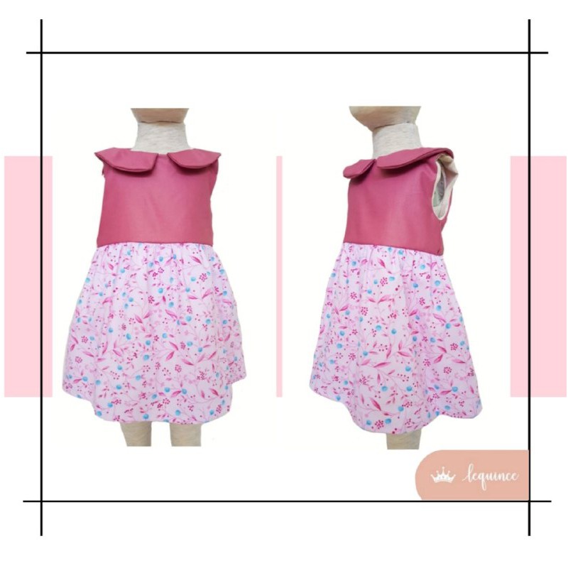 Lequince - Gaun Anak Harian/Dress Harian Bayi Perempuan/ Dress Harian Murah Anak Perempuan