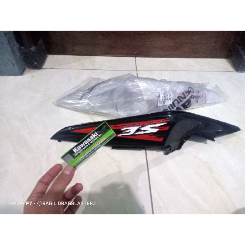 Cover body belakang new ninja rr SE orange 2014 original