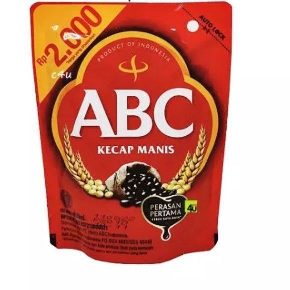 

Kecap manis ABC pouch 60ml
