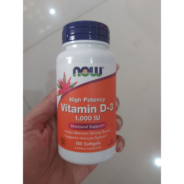 NOW Vitamin D3 1000 iu