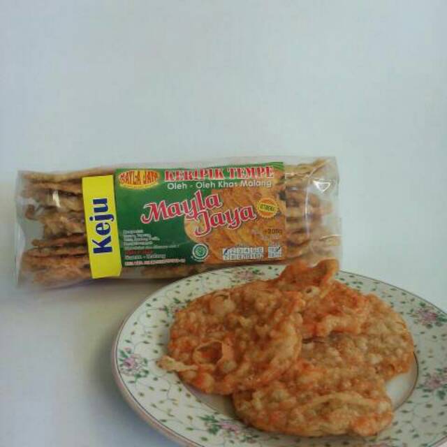 

Aneka keripik tempe varian banyak rasa lezat dan bergizi rasa keju