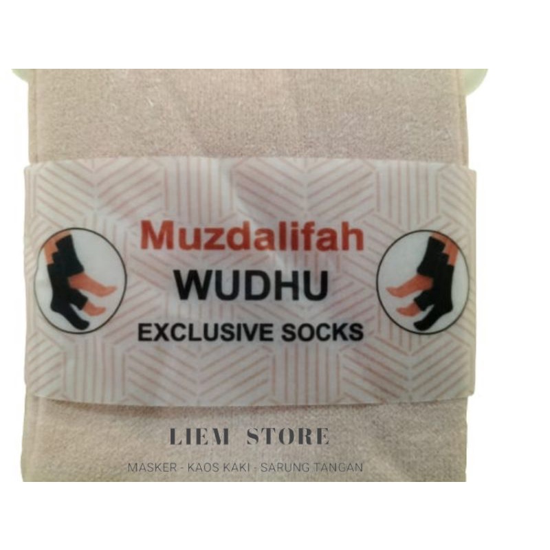 Kaos Kaki MUZDALIFAH WUDHU / Kaos kaki WUDHU / Kaos Kaki MUZDALIFAH MUSLIMAH