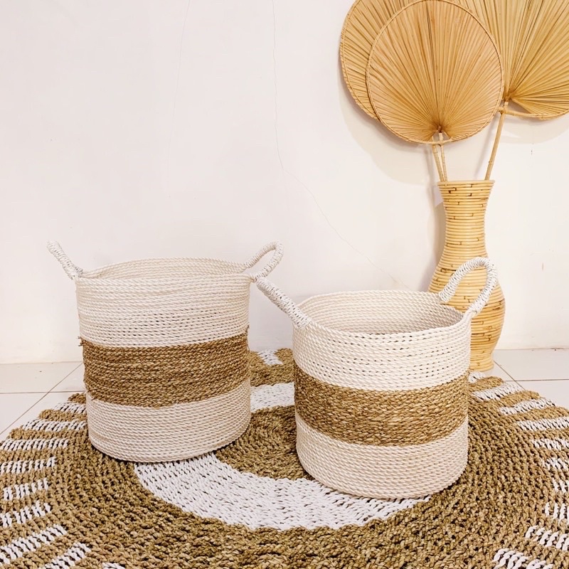 Keranjang Seagrass Laundry Basket of 2