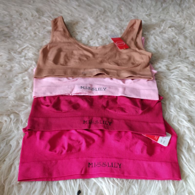 Sport bra/Miniset remaja import tanpa jahitan sambungan