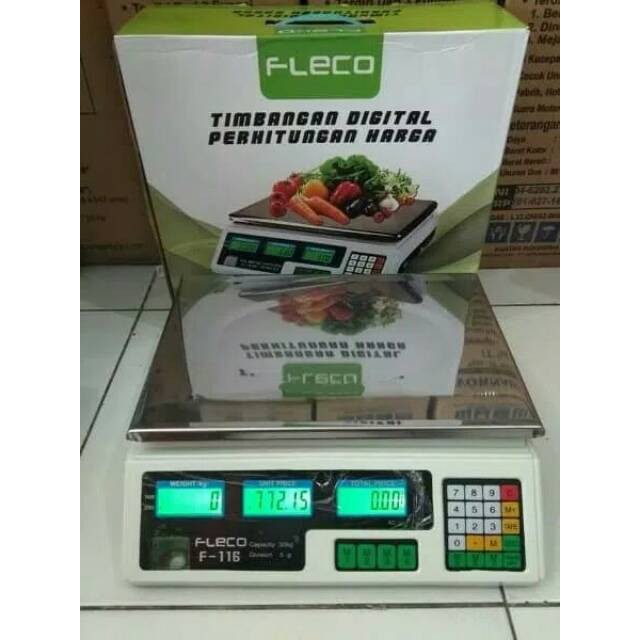 TIMBANGAN DIGITAL FLECO F116 UNTUK TIMBANGAN BUAH SAYUR DAN DAGING