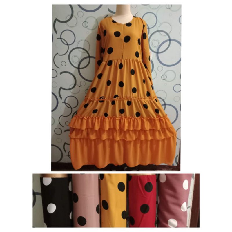 gamis Monalisa mix ceruti