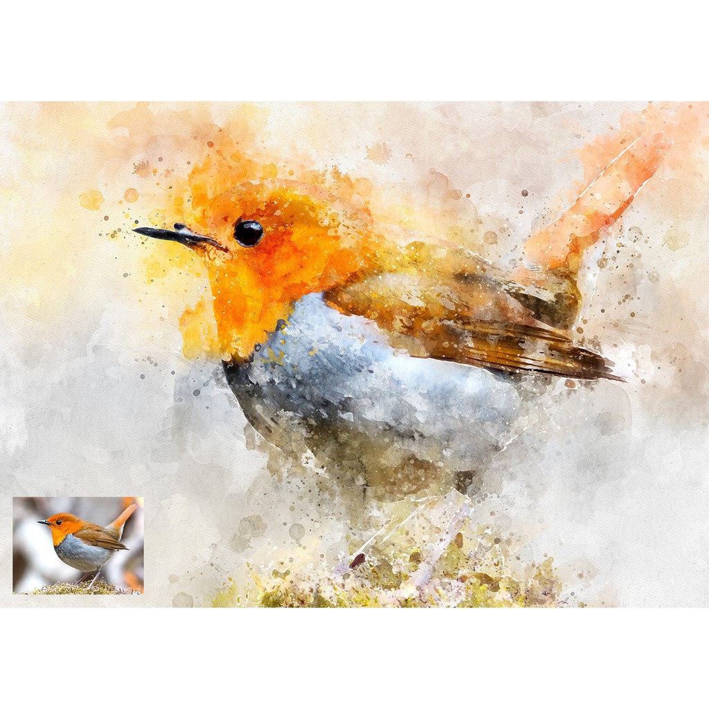 Watercolor Artist - Perfectum 2 - Photoshop Action