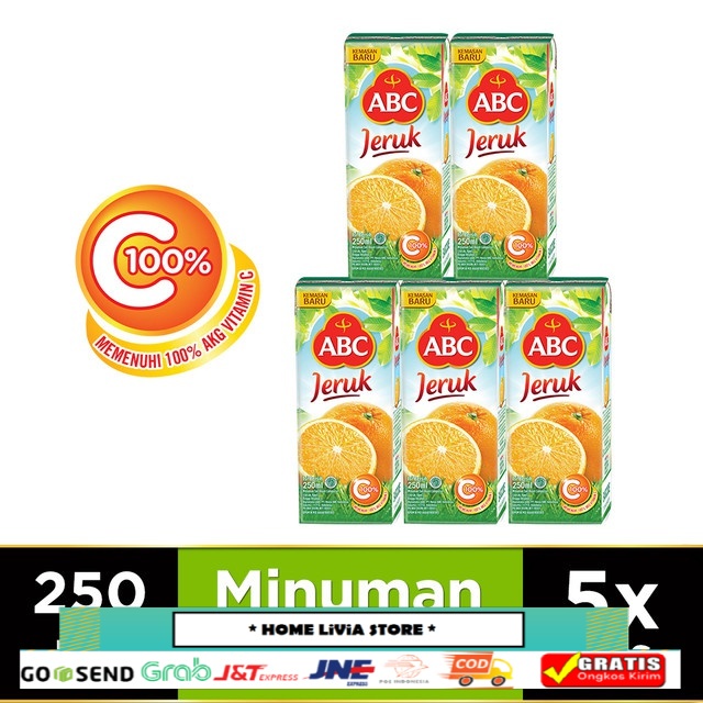 

ABC Orange Juice 5 x 250 mL