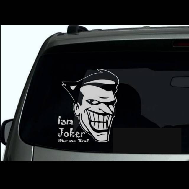 PROMO Stiker Mobil joker kaca belakang mobil stiker kaca motif joker keren terlaris joker joker