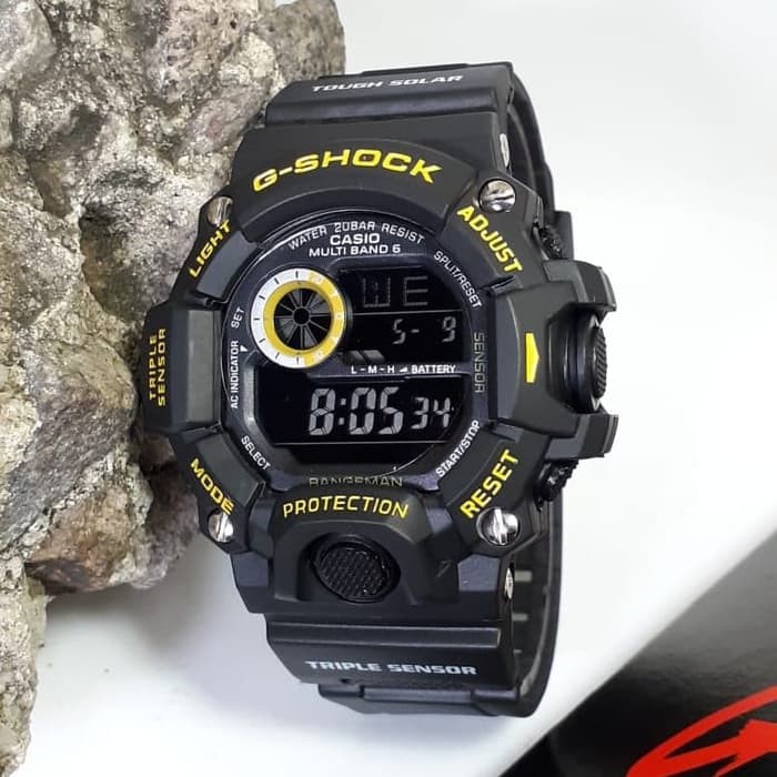 Jam Tangan Digital Gshock GW9400 Rangeman Water Resist - Hitam Gold