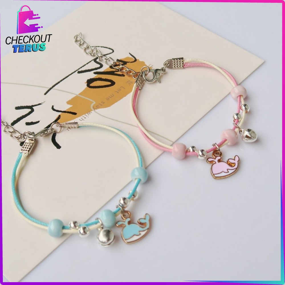 CT K75 Gelang Wanita Karakter Gelang Persahabatan Motif Kartun Tali Gelang Bracelet Korean style Fashion Lucu