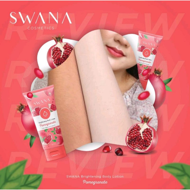 Swana Brightening Body Lotion 100mL BPOM by Hanasui