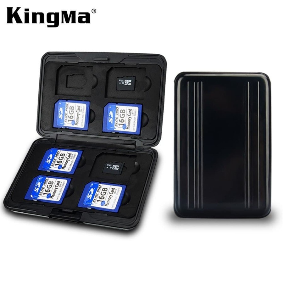 Memory Card Case 8 Slot Storage KINGMA for SD/TF Memory Card