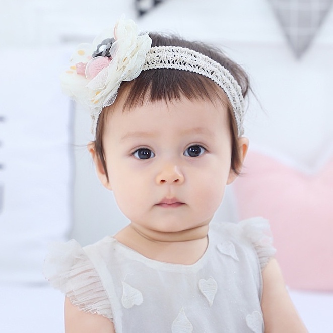 CHUBBI 26/28 Bandana Bayi Headband Anak Flower Bloom