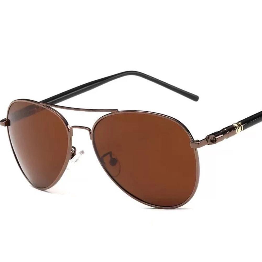 Timekey Kacamata Hitam Polarized Aviation Frame Metal Alloy Untuk Pria C5H5