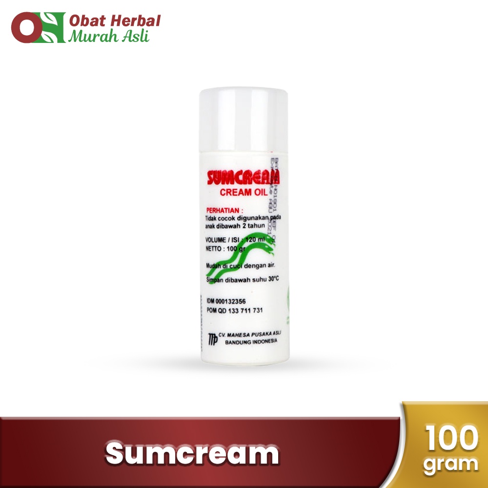 Sumcream Sumbawa Cream Oil Isi 120ml