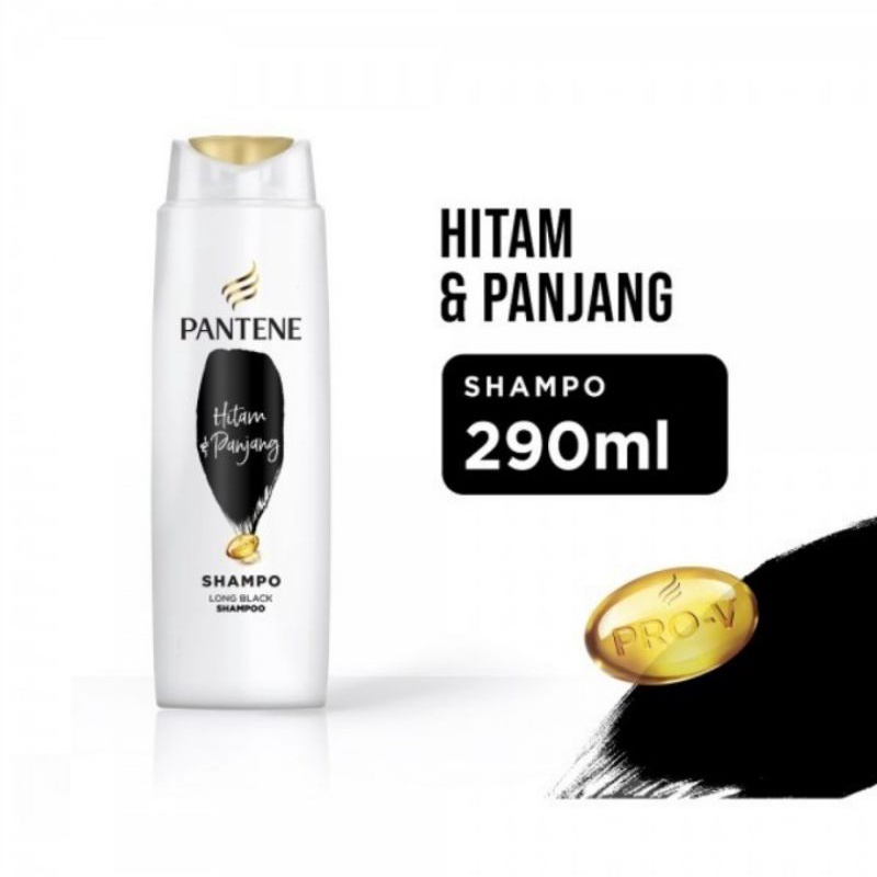 Pantene Long Black Sampo 290 ml