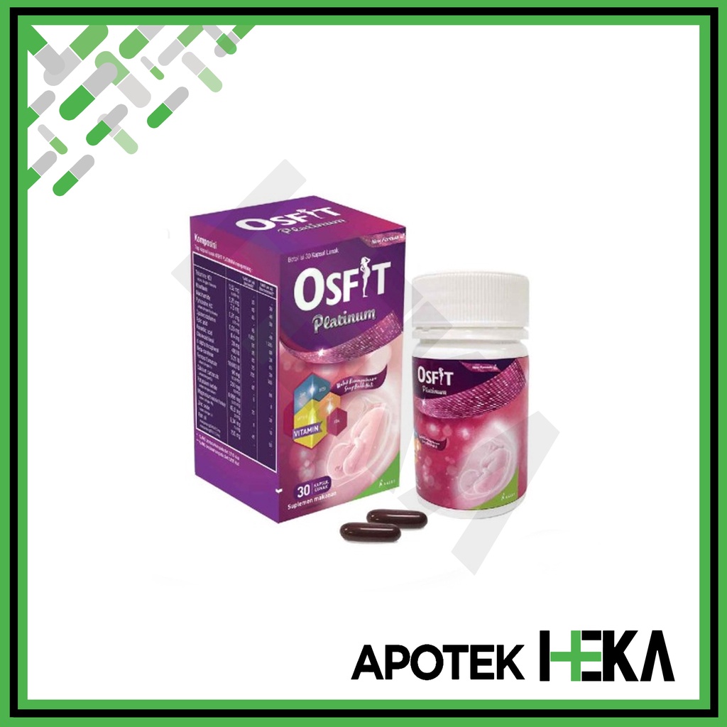 Osfit Platinum isi 30 Kapsul - Suplemen Ibu Hamil dan Menyusui (SEMARANG)
