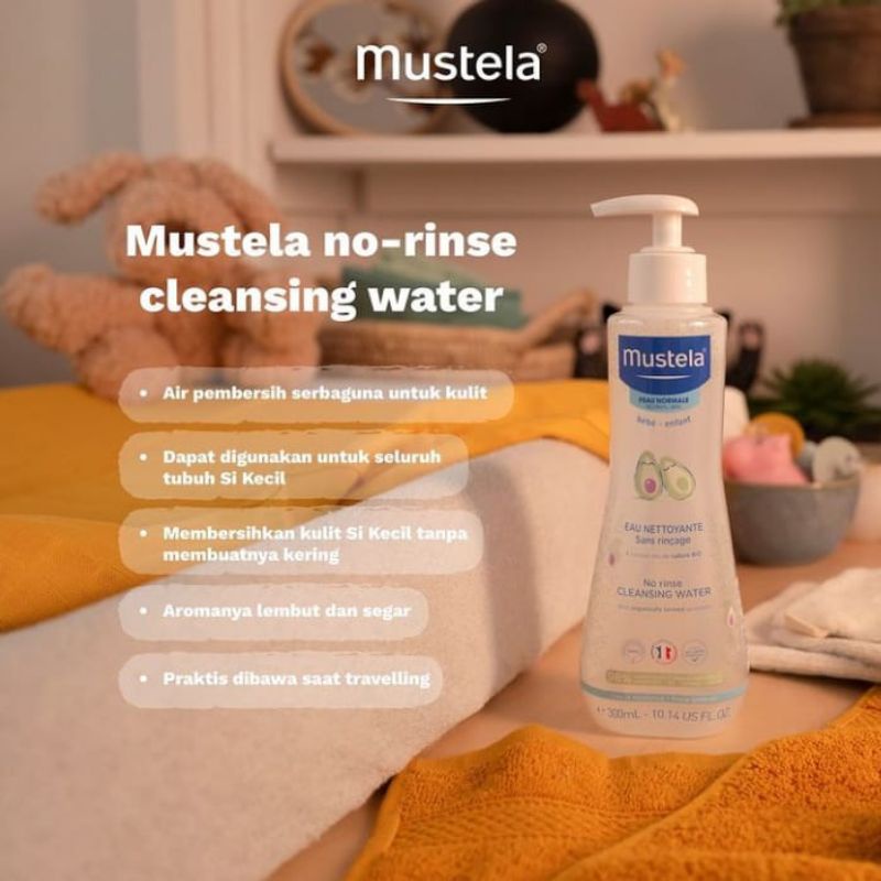 Mustela No Rinse Cleansing Water 300ml