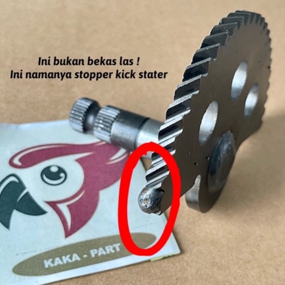 gigi kampak/as kick/engkolan/selahan Beat karbu/vario110,scoppy Kampak As Selahan Vario 110 Beat Scoopy Spacy Karbu Lama Old