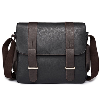 ETONWEAG Tas Selempang Pria Bahan Kulit Leather Messenger Bag