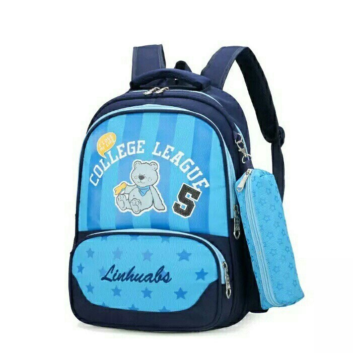 tas anak college league / backpack unisex / tas gendong anak pria / tas anak wanita lucu / tas kado