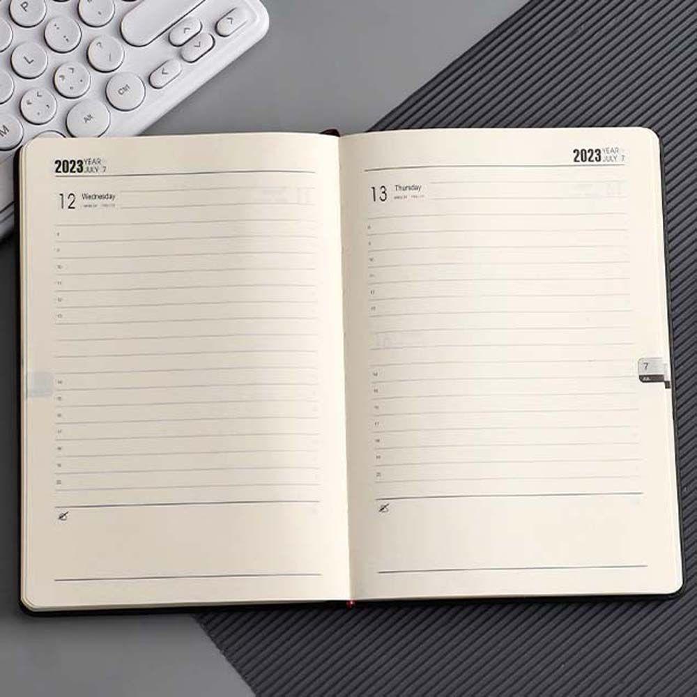 [Elegan] 2023 Notebook Portable 365hari Mingguan Planner Jadwal Organizer Kantor Sekolah Perlengkapan Alat Tulis Agenda Planner