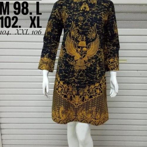 TUNIK BATIK WANITA PEREMPUAN ASLI SOLO BATIK PREMIUM MODERN KEKINIAN TERKINI TERBARU DISKON PROMO TERMURAH GARUDA PANCASILA PERWIRA MAHESA ASTAGUNA PRASTOWO PROBOSETO ANHARU KANAYA ALISA RAJASAKTI ASMARA RAFANDA SENOJOYO PESANAN JUMBO GARUDA PANCASILA