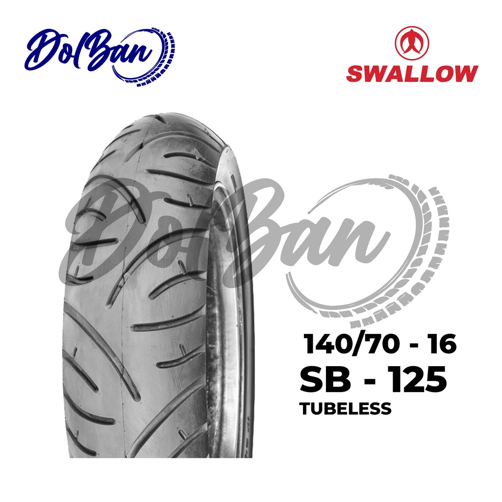 BAN LUAR SWALLOW 140/70-16 RING 16 SB-125 TUBELESS