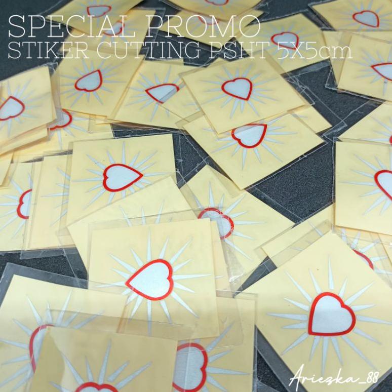 

ヮ Stiker PSHT posfor hati bersinar 5cm x 5cm Murah berkualitas | sticker cutting terate psht anti air ♨