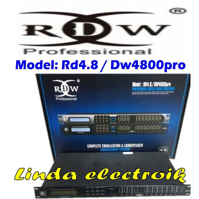 Digital Audio Processor Rdw Dlms Management Speaker Rdw Rd4.8 Original