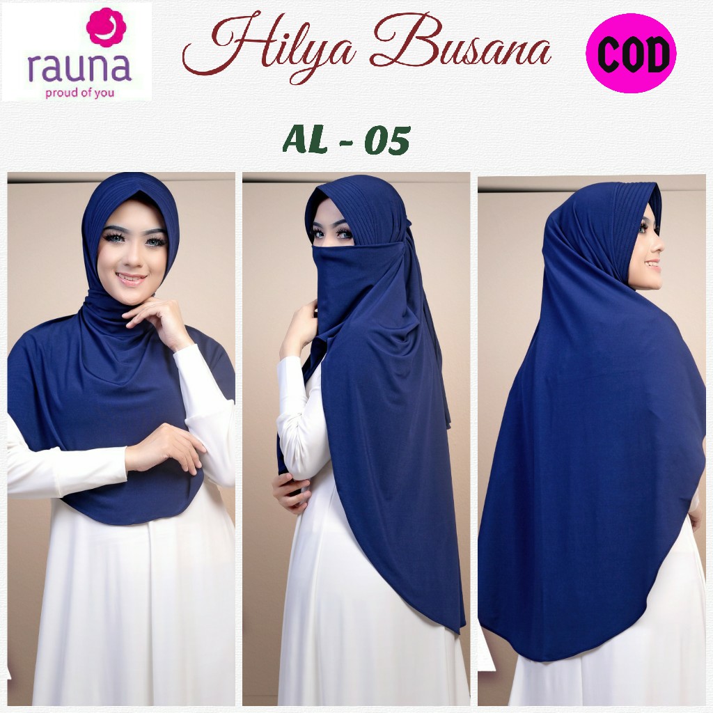 Rauna SALE Bergo Pet Jersey 3in1 / AL 01 - 10 / Fashion Muslim / BONUS Ciput