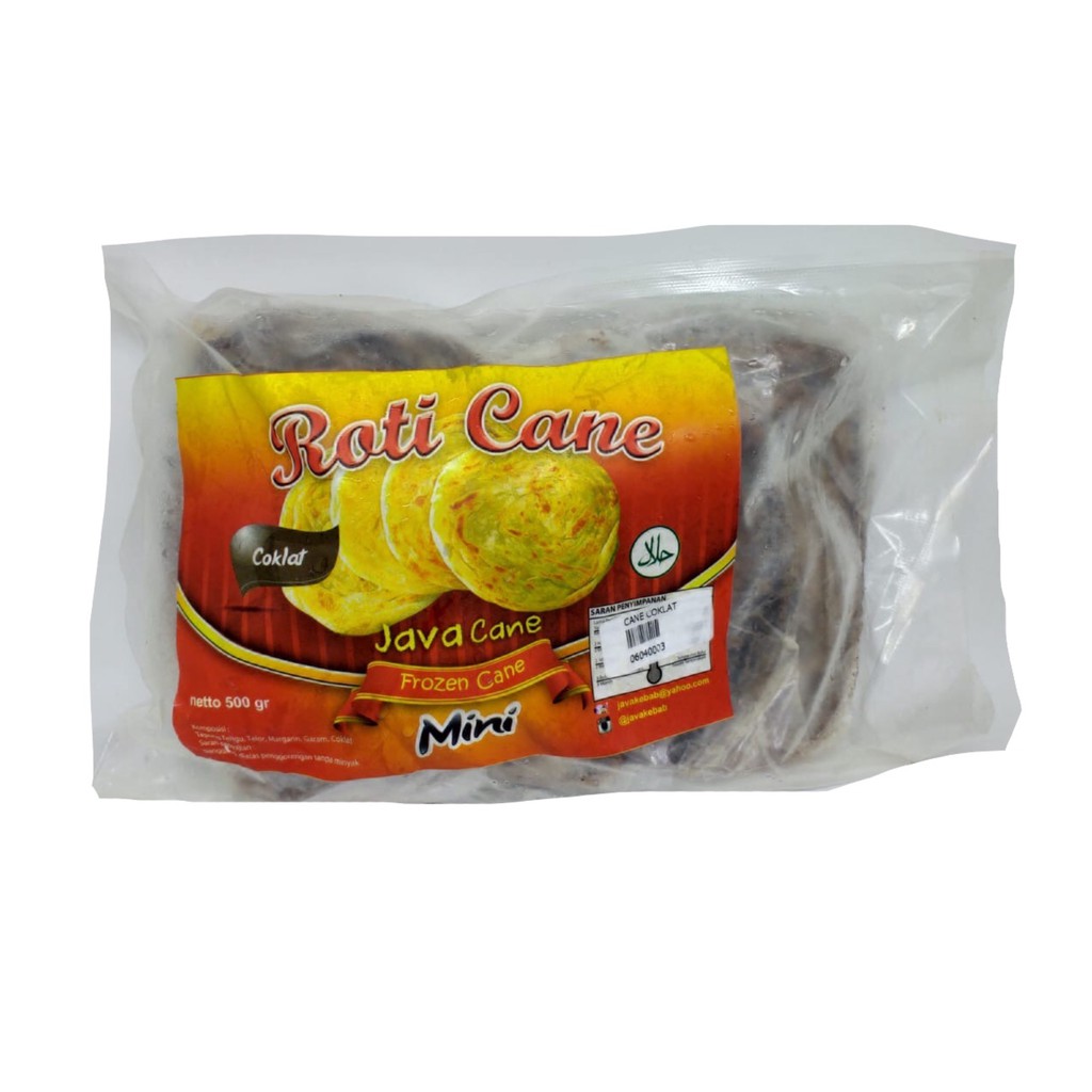 Roti cane rasa coklat isi 10