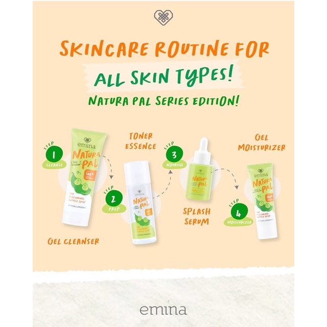 [BISA COD] Emina Natura Pal Series - Emina Npal