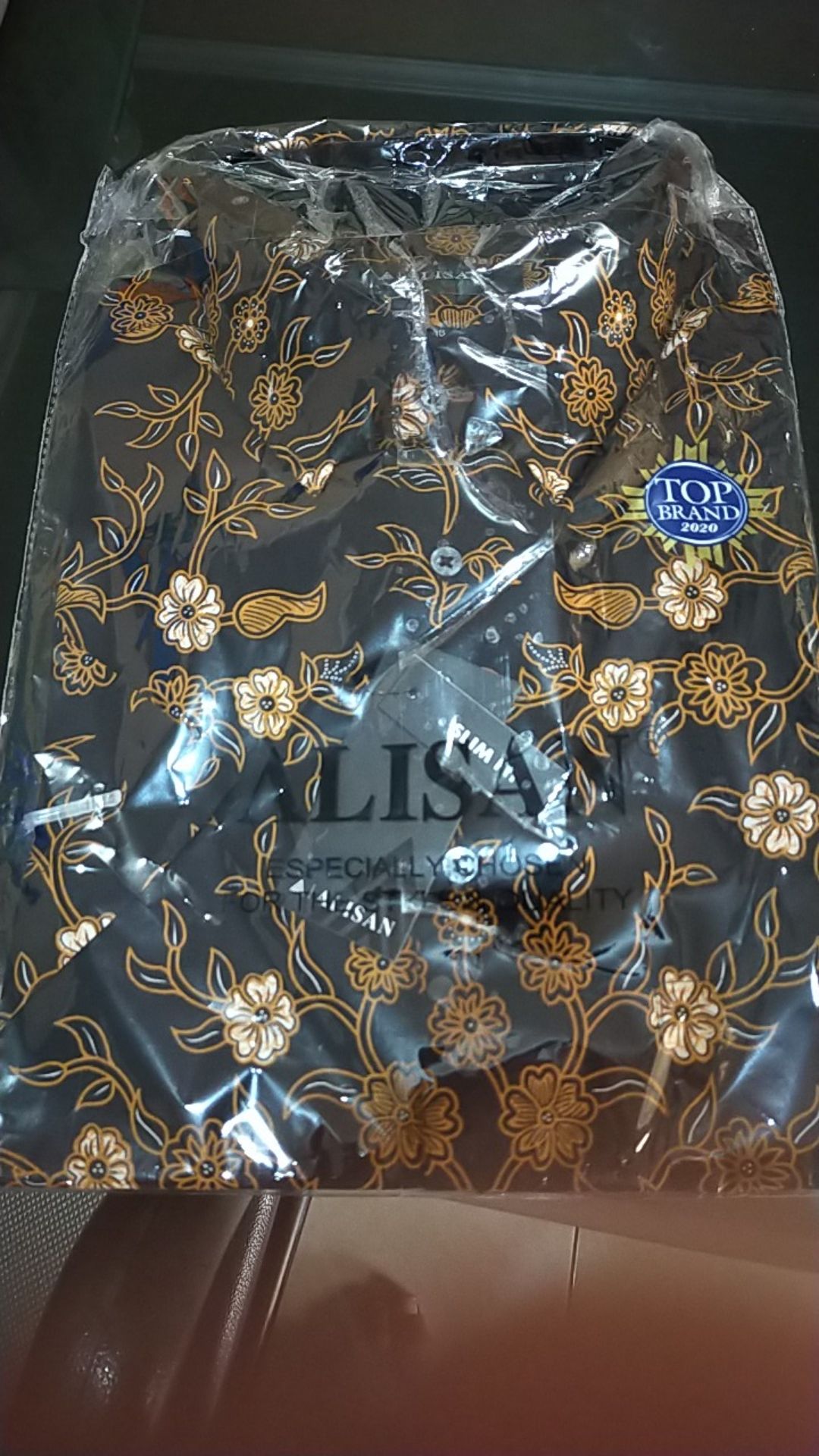 Kemeja Batik Pendek Alisan Slimfit 00158