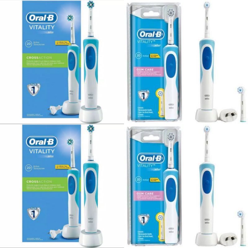 Sikat Gigi elektrik Oral B Vitality Cross action, Vitality Gum Care Oral B